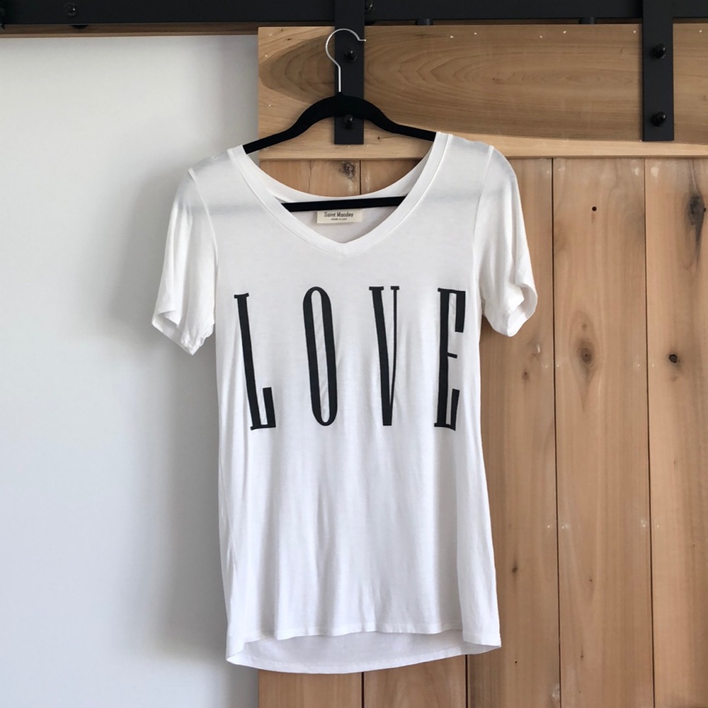 🌱 2/$25 🌱 Saint Monday Love T-Shirt - Made in USA